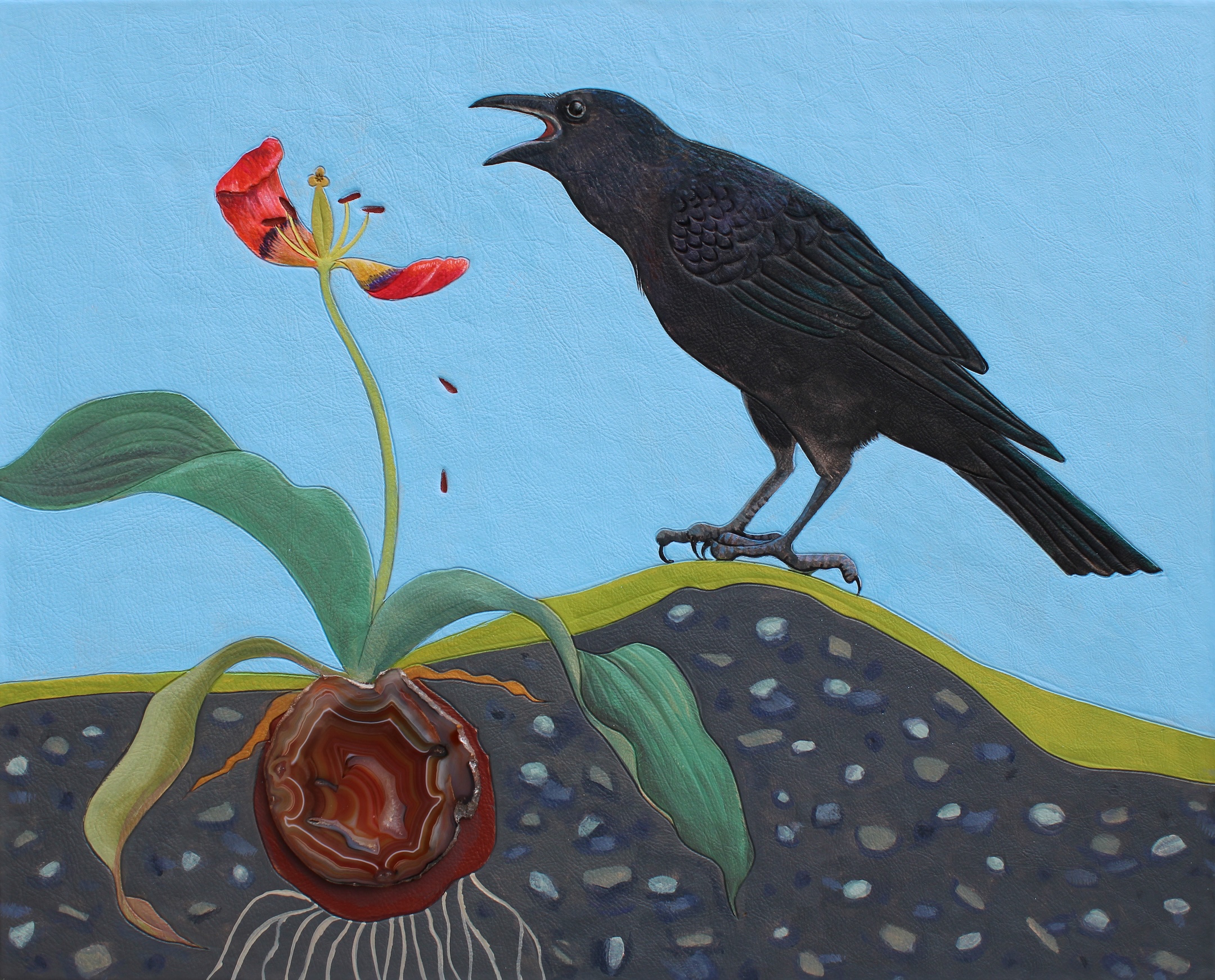Image of Crow Broadcast by Mary Ellen Sisulak