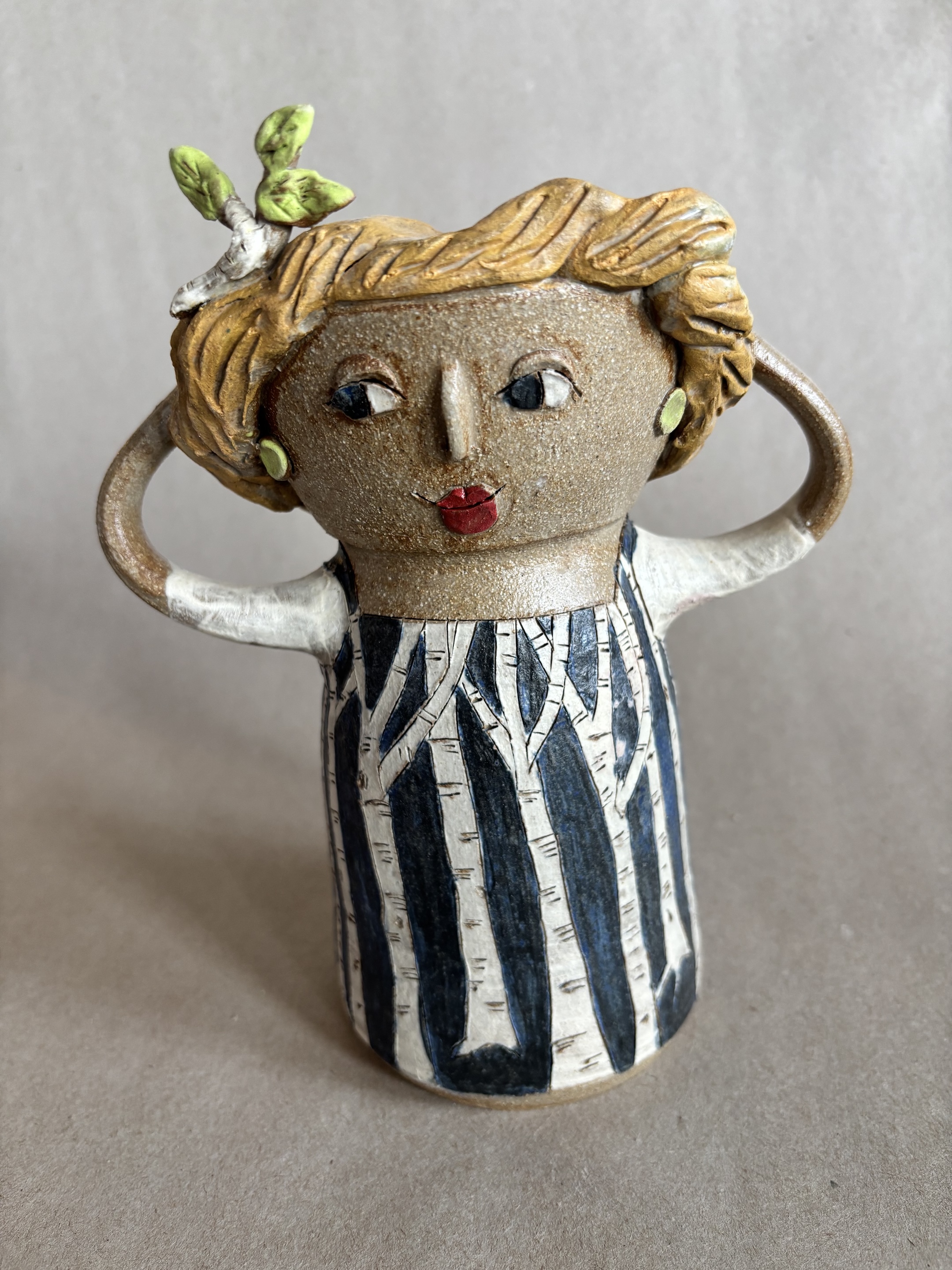 Image of Birch Maiden Vase by Jeanne Svien Aurelius