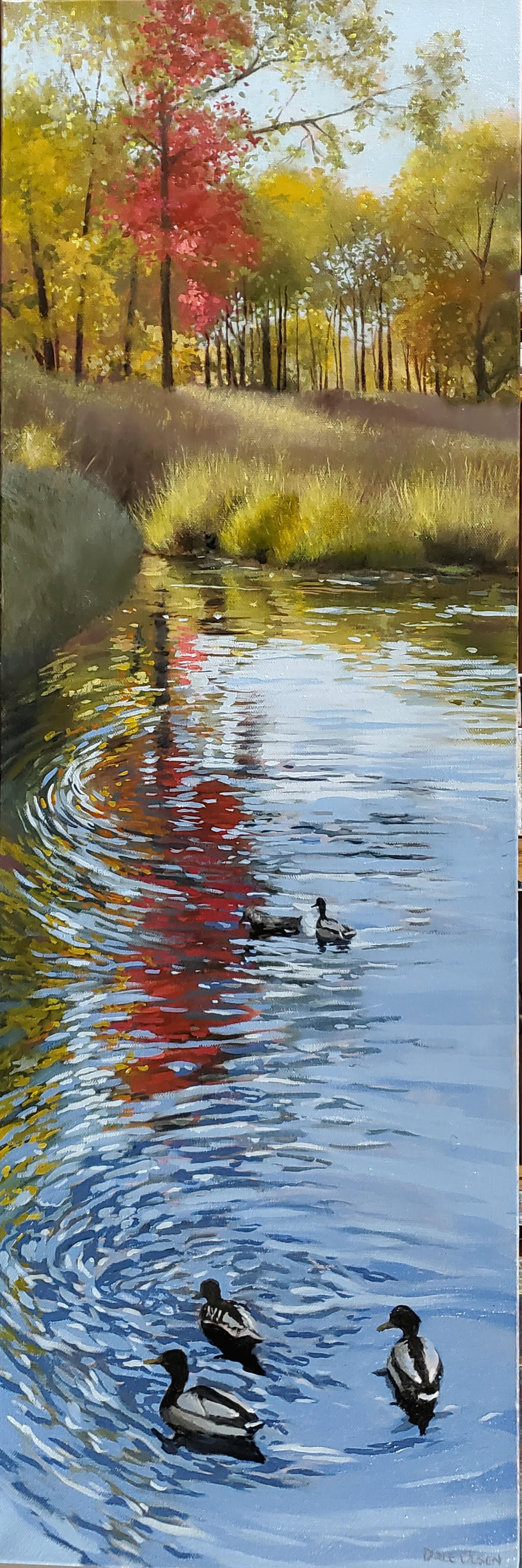 Image of Evening Swim by Dale Olsen