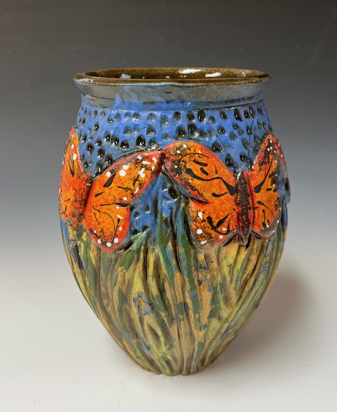 Image of Butterfly Vase by Nancy Briggs