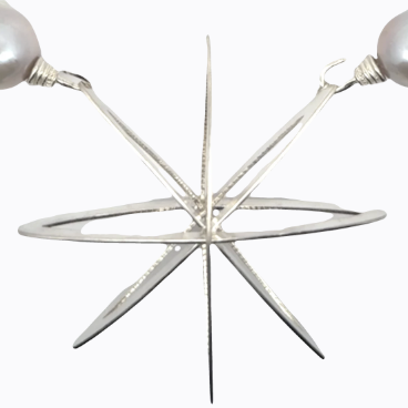 Image of Giant Atom Centerpiece, Sterling Silver by Marcia McDonough