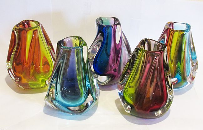 Crystal Vase | Paul Harrie Art Glass | Edgewood Orchard Galleries