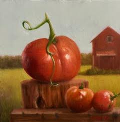 Image of Large and Small Tomatoes by John A. Sayers