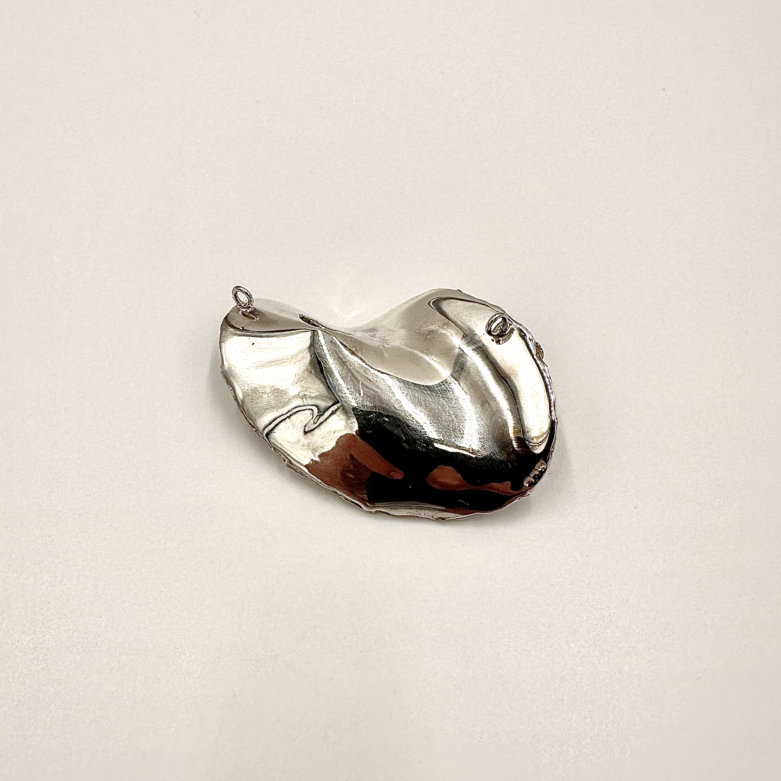 Image of Lily Pad Centerpiece with Sterling Silver Lacquer by Marcia McDonough
