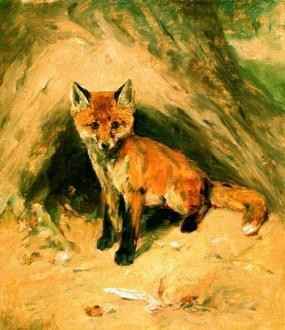 Fox Cub by  John Emms - Masterpiece Online