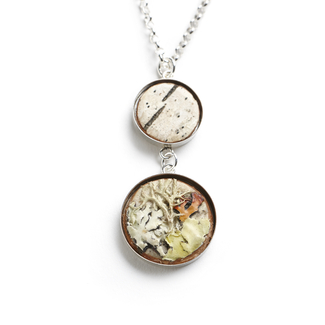 Classic Necklace with Lichens