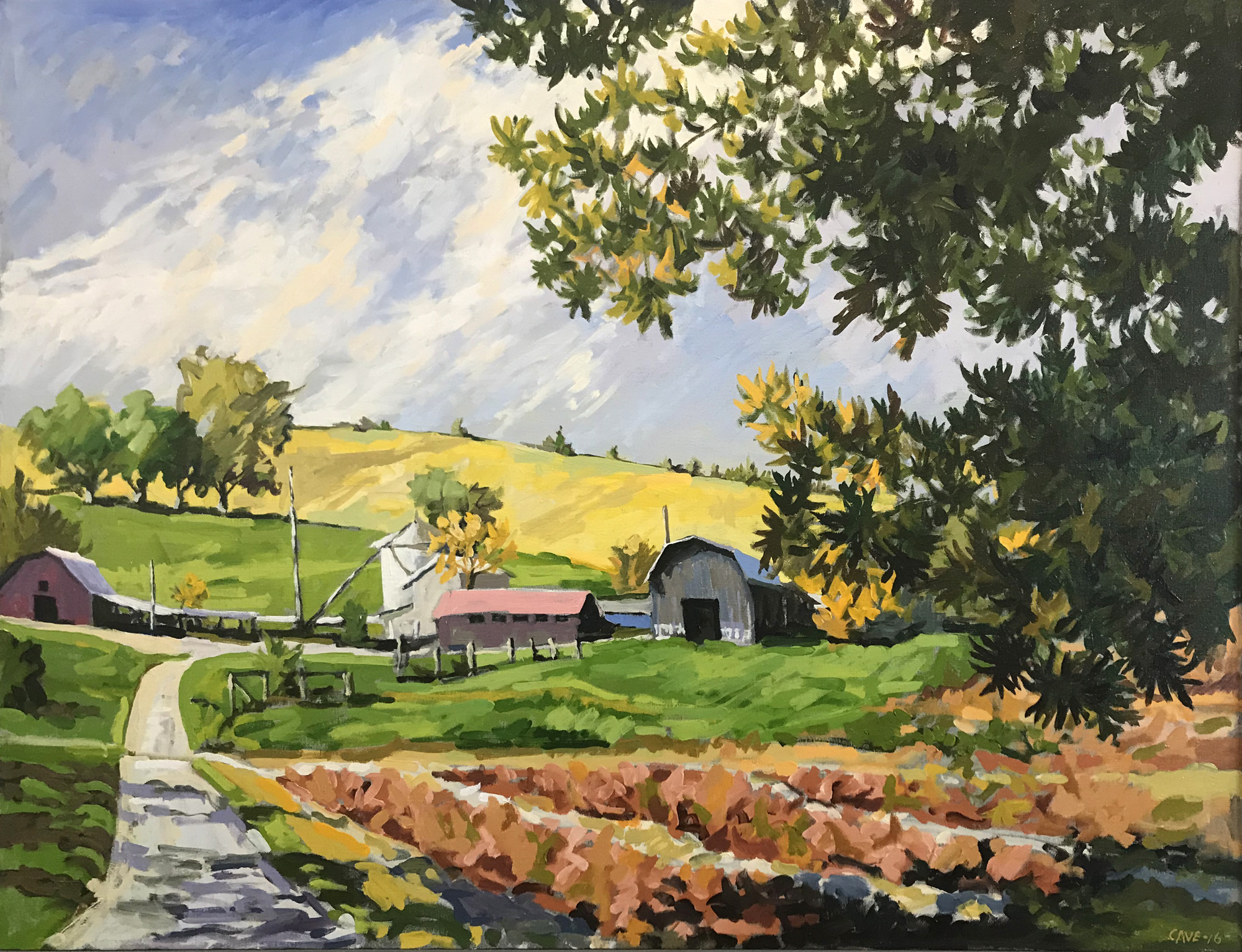 Farm near Mills River by  Joseph Cave - Masterpiece Online