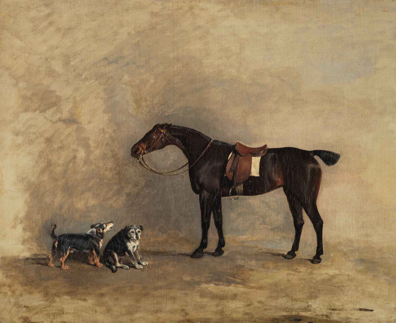A Carriage Horse with... by  Benjamin Marshall - Masterpiece Online