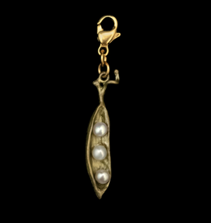 Image of Pea Pod Charm by Michael Michaud