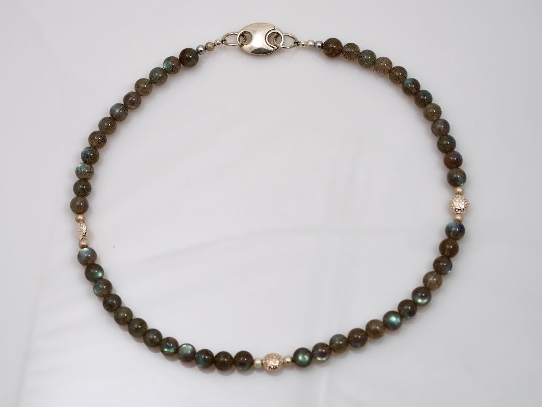 Image of Grade AA Labradorite Necklace by Barbara Rand