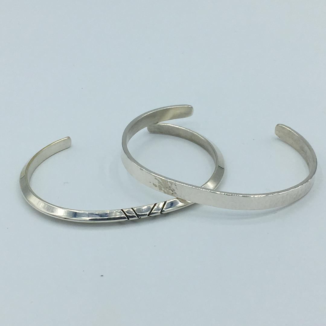 Triangle Silver Bracelet in Sterling Silver