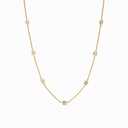Image of Jolie Delicate Station Necklace, Cubic Zirconia by Julie Vos