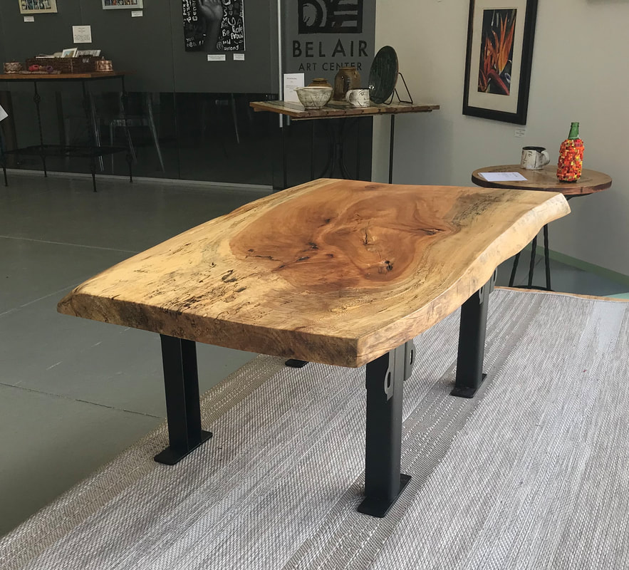 Live Edge Coffee Table By Red Oak Woodshop Cabell Gallery