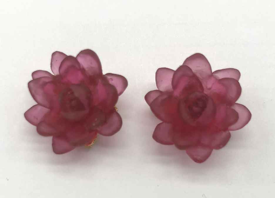 Image 1 for Small Waterlily Post Earrings 1/2 Small Waterlily Post Earrings 1/2