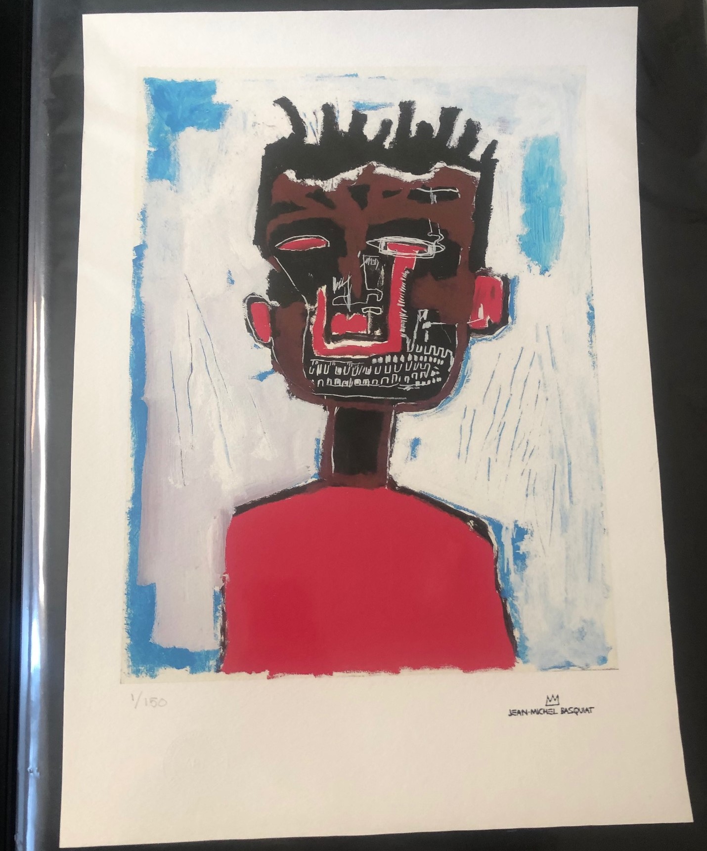 Self-Portrait By Jean-Michel Basquiat - Leviton Fine Art, LLC