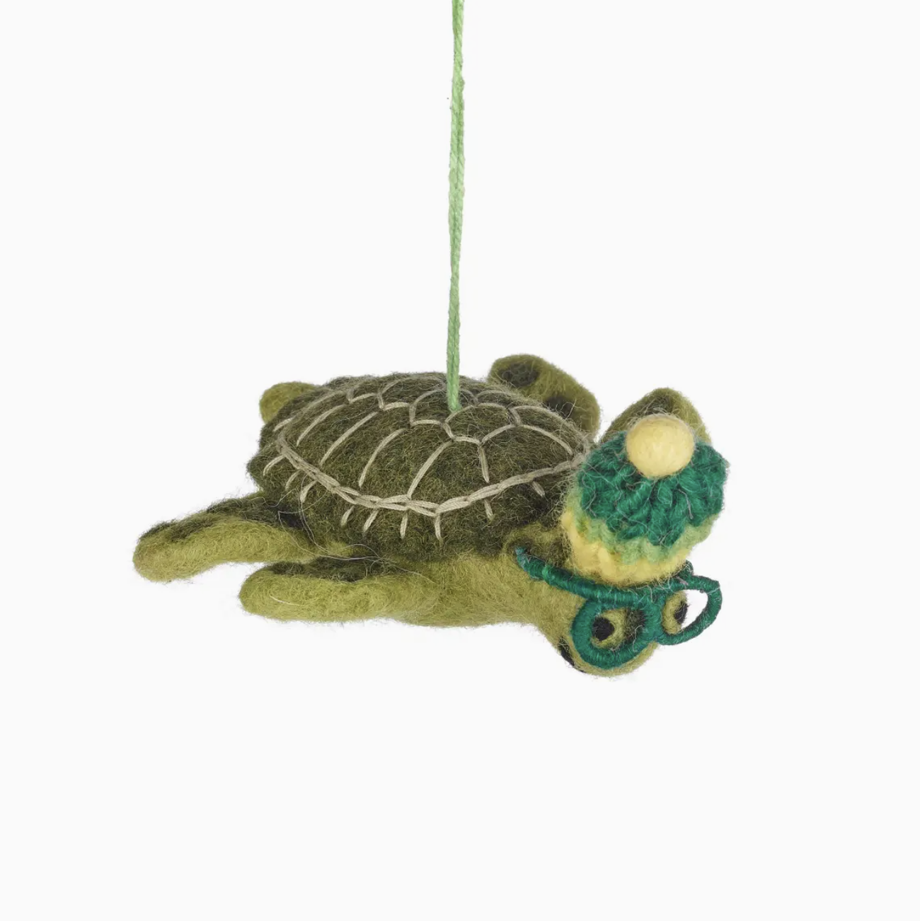 Image of Simon the Sea Turtle - Handmade Felt Ornament by  Felt So Good