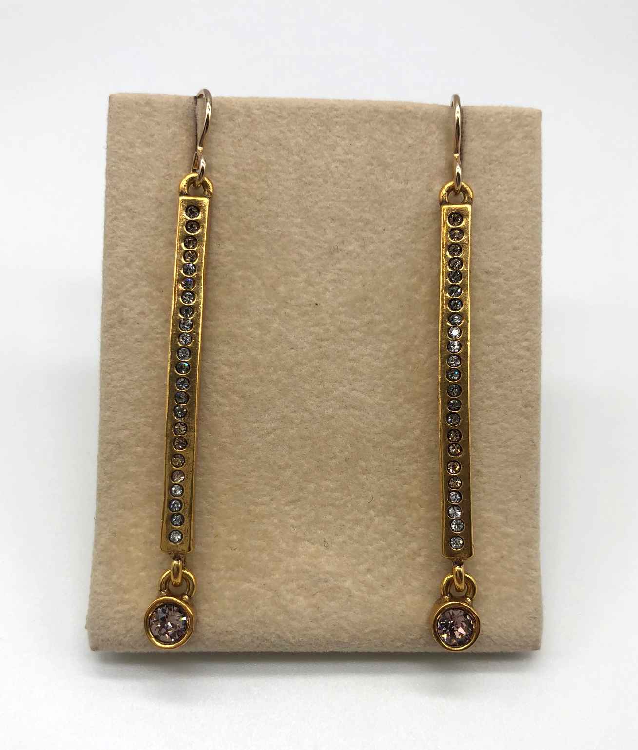 Image 1 for Axis Earrings in Gold, Champagne Axis Earrings in Gold, Champagne