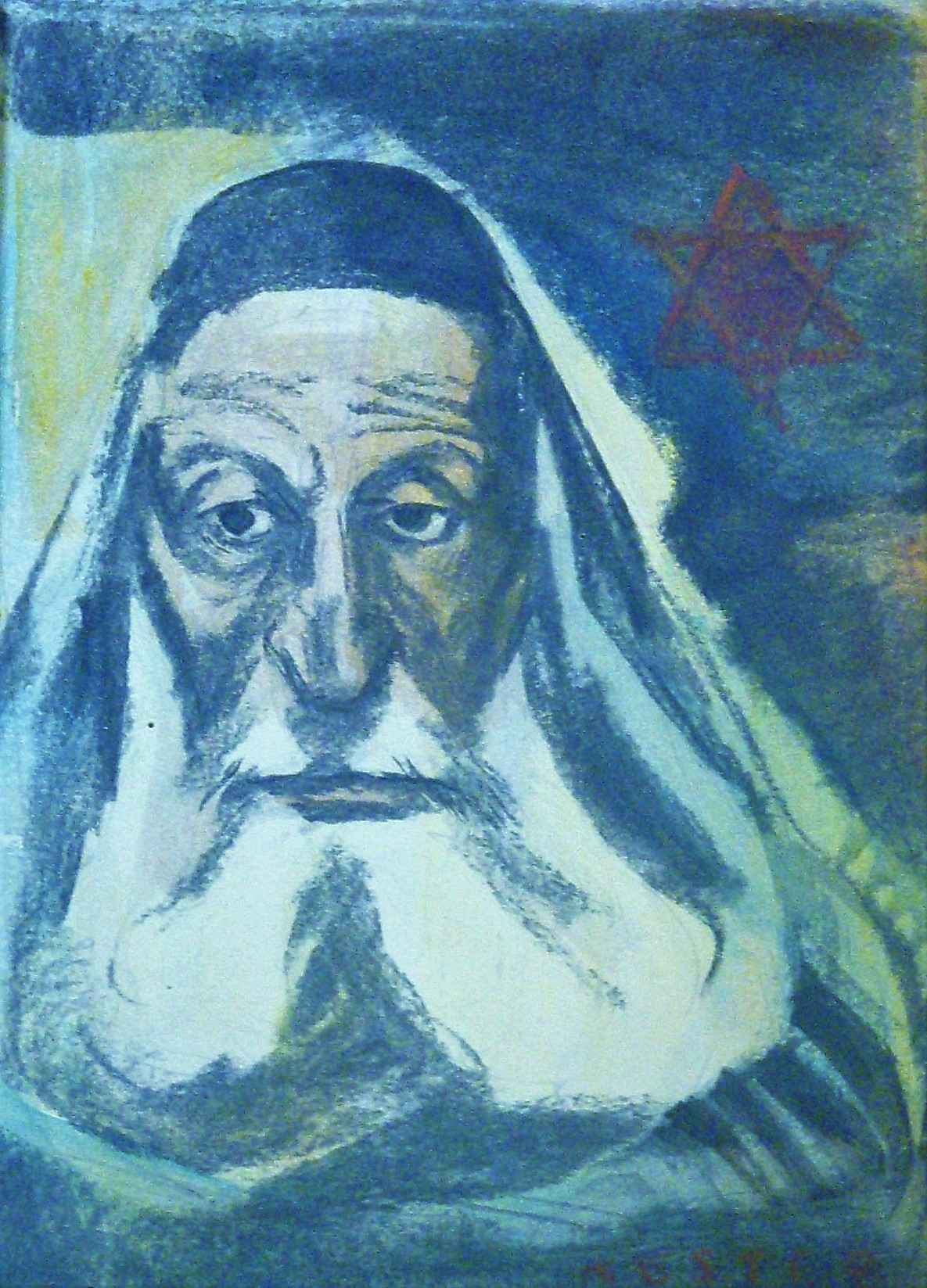 Rabbi with star by  Jefferson Tester - Masterpiece Online