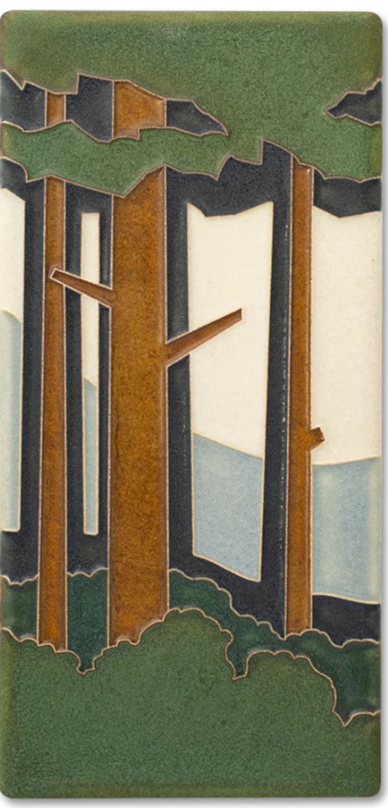 Image of Pine Forest Vertical 4 x 8 by Nawal Motawi