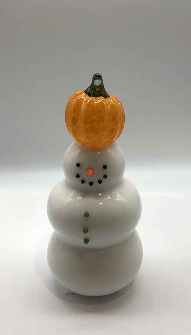 Peter Pumpkin Snowman