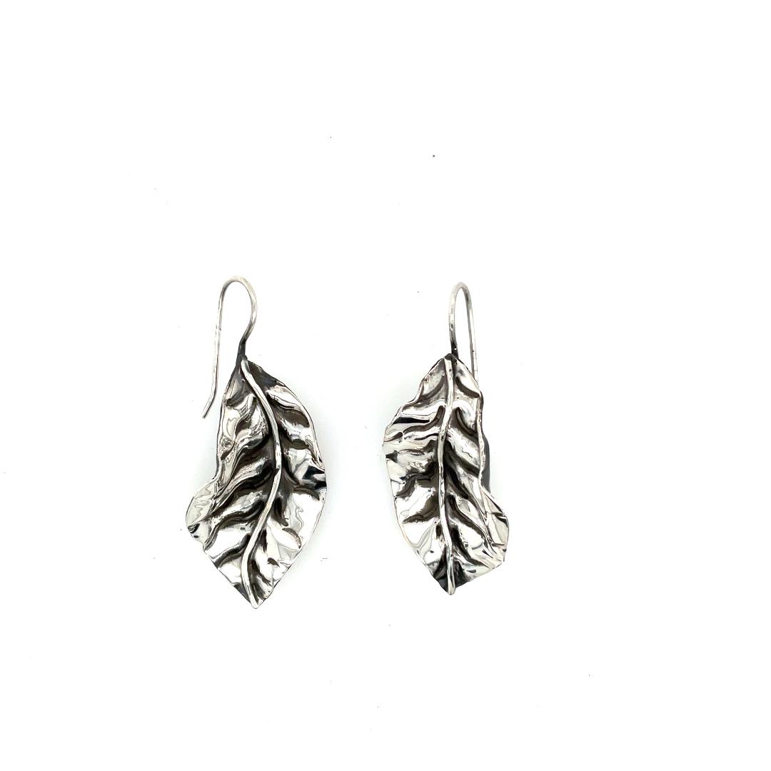 Image of Anemene Leaf Earrings, Sterling by Sue Sachs