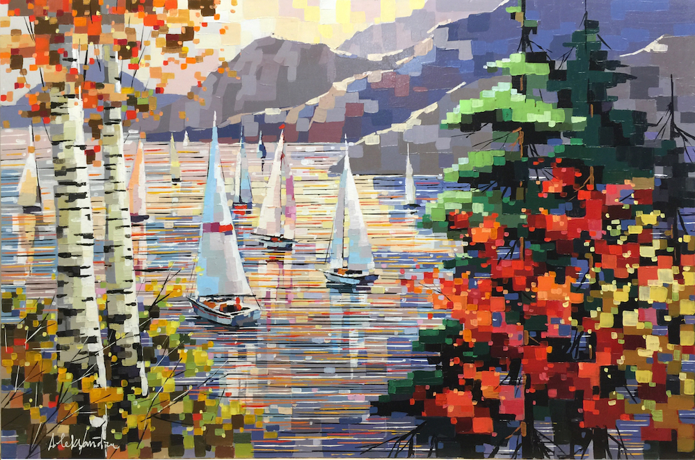 Autumn Sailing by  Aleksandra Savina - Masterpiece Online