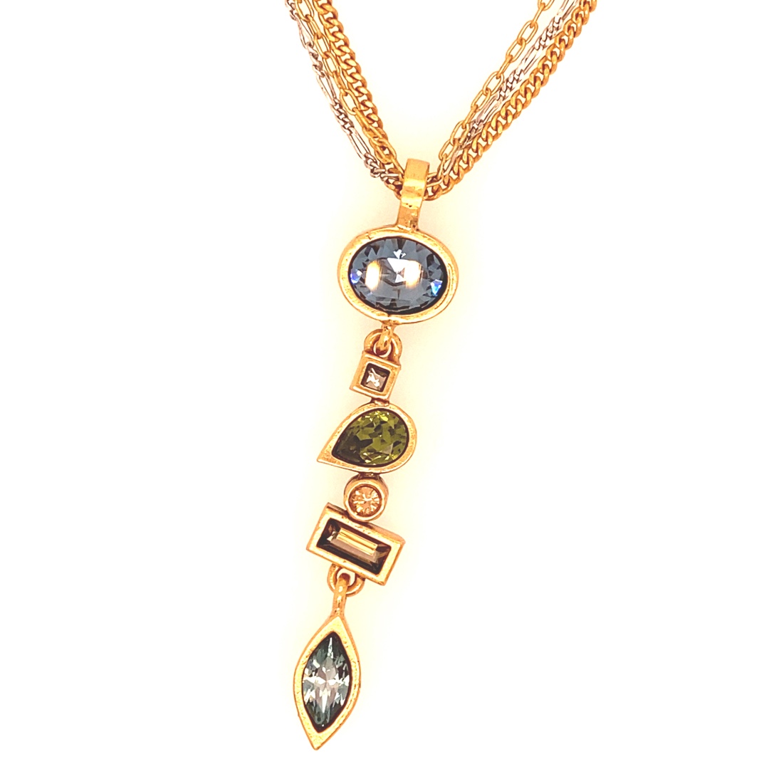 Chain Rules Necklace in Gold, Cascade
