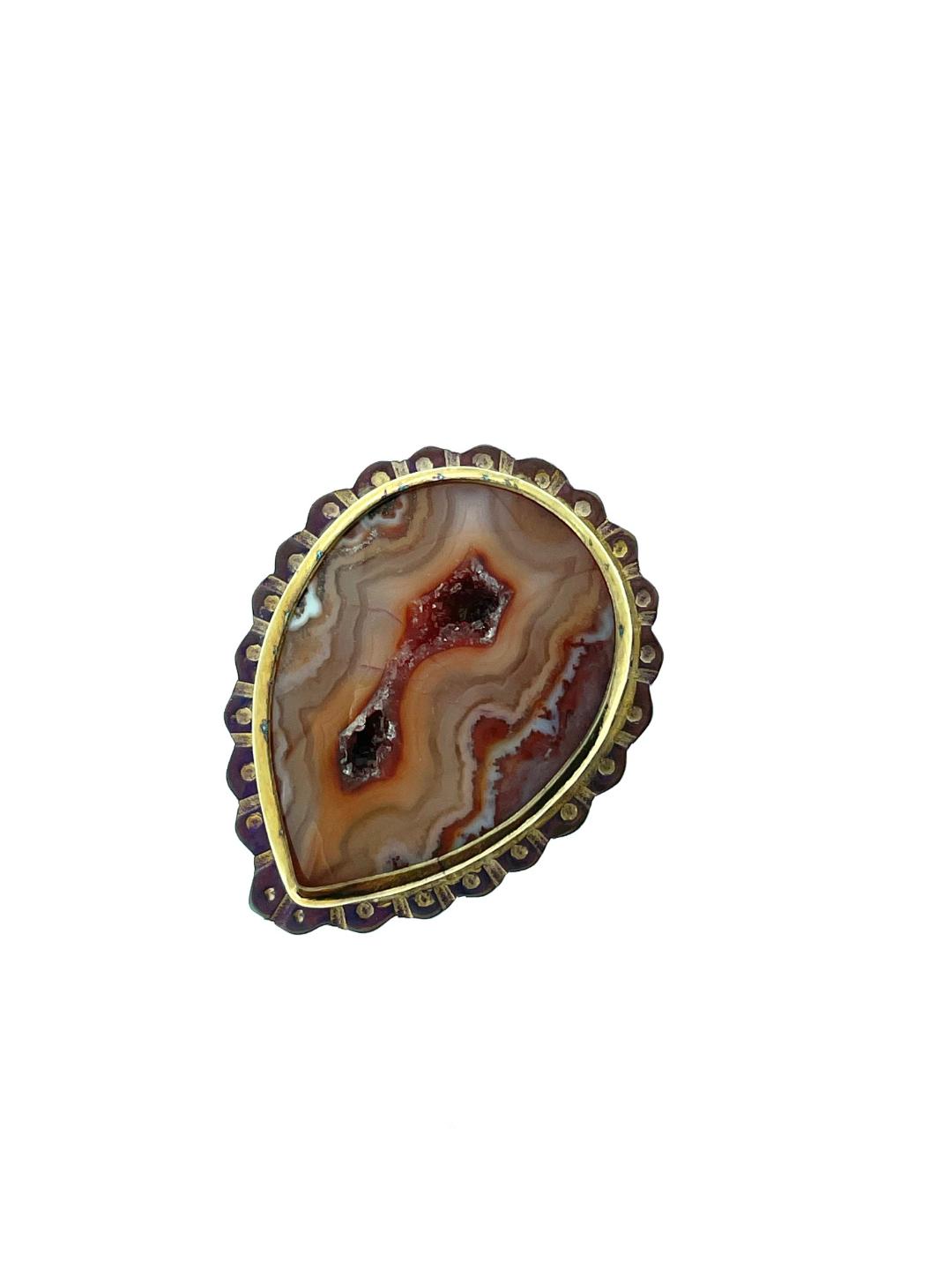 Image 1 for Agate Ring in Sterling Silver, Size 7 Agate Ring in Sterling Silver, Size 7
