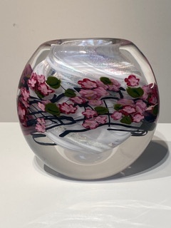 Cherry Blossoms Case Vase