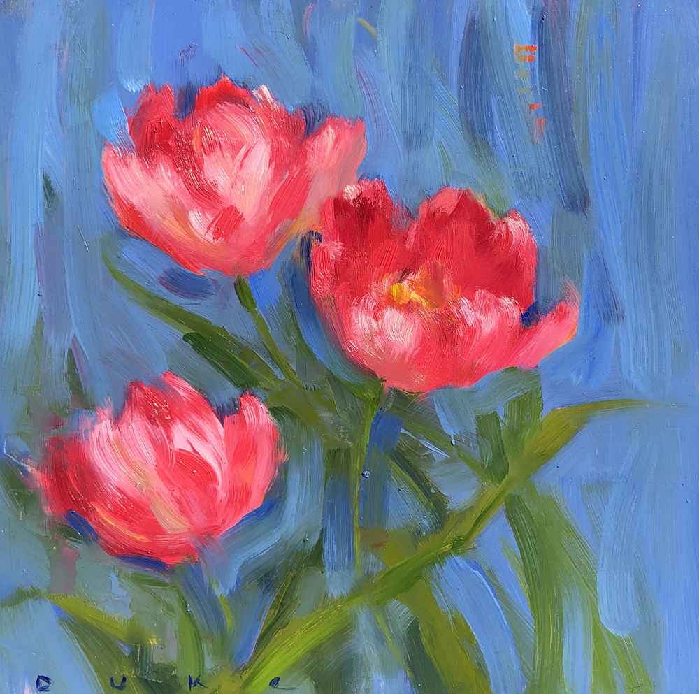 French Tulips in Bloom by  Leslie Duke - Masterpiece Online