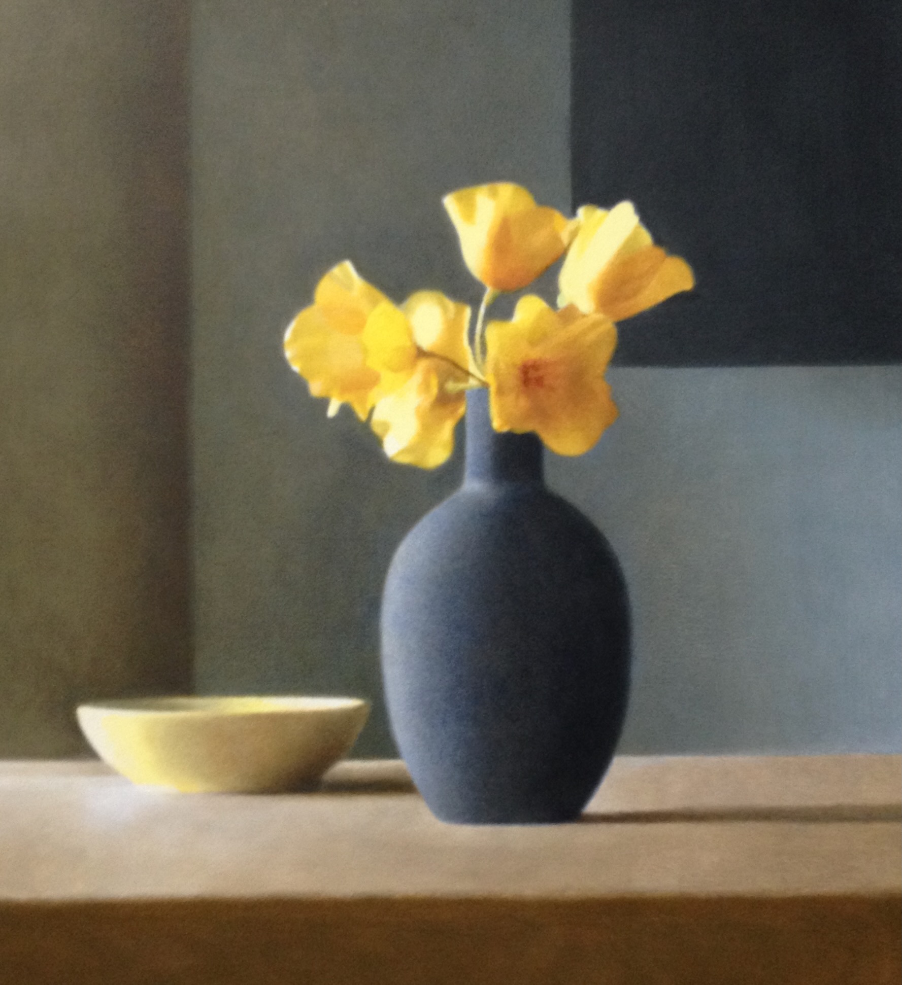 Image of Yellow Poppies by Kristine Martineau Gellerman