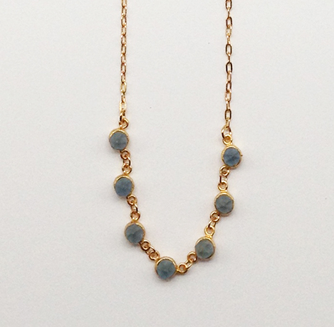 Image 1 for Crystal Small Rounds Necklace 17 Crystal Small Rounds Necklace 17