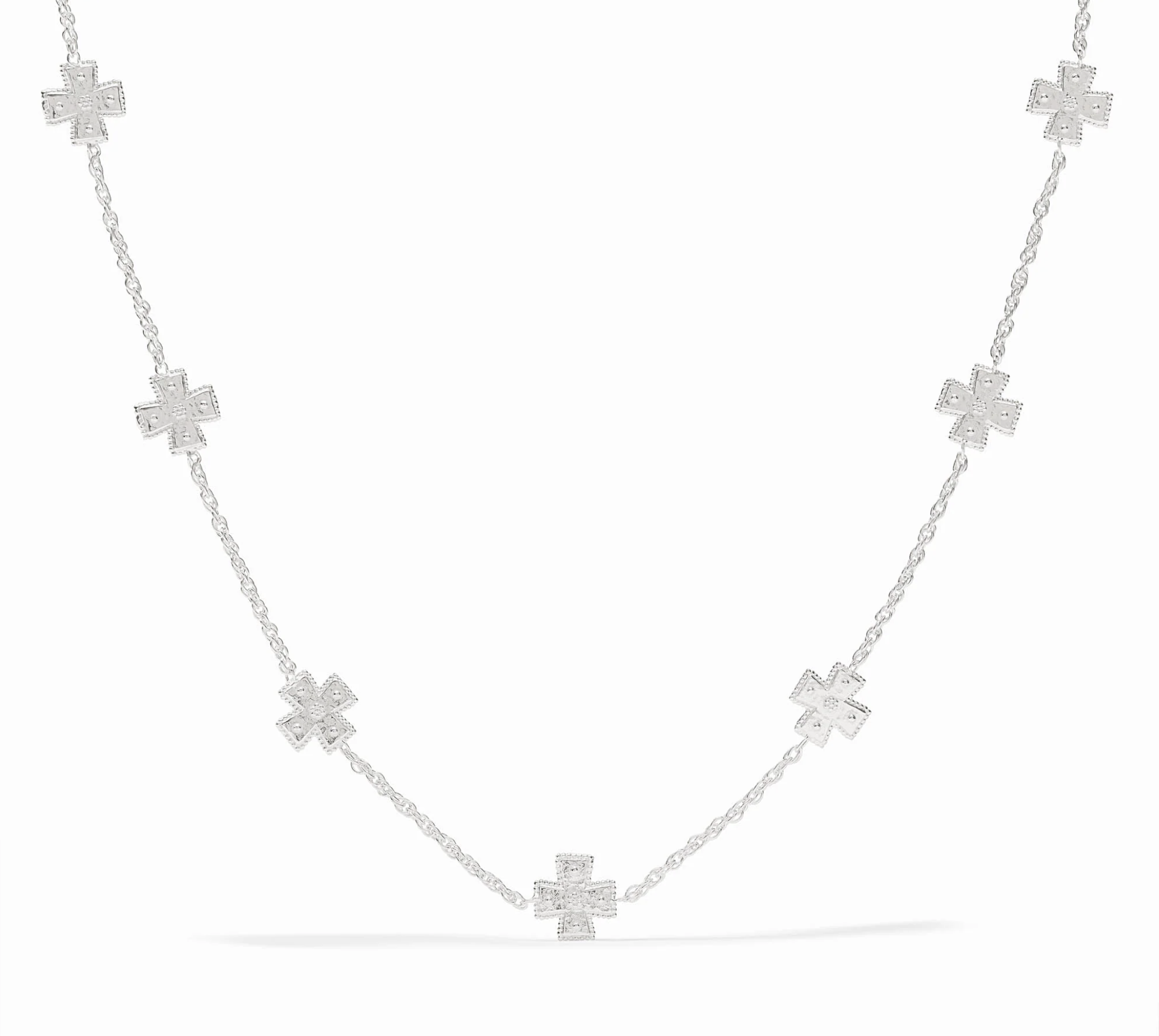 Image of Canterbury Delicate Station Necklace, Silver by Julie Vos