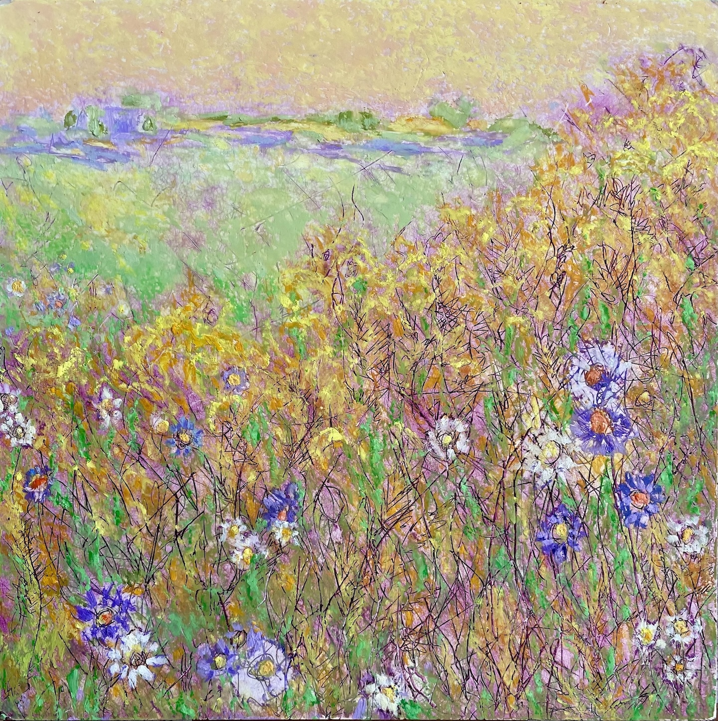 Image of Asters and Goldenrod by Fred Perryman