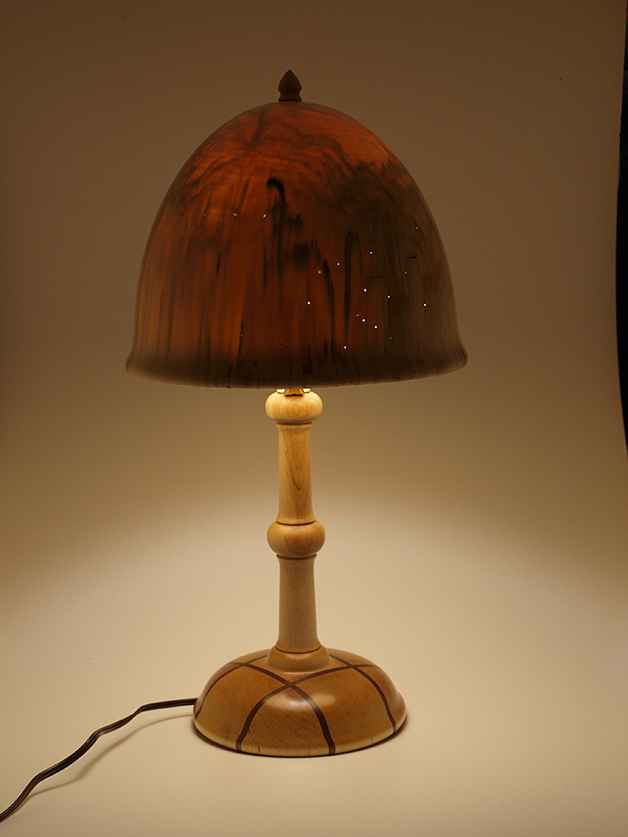 Three Wood Lamp #2