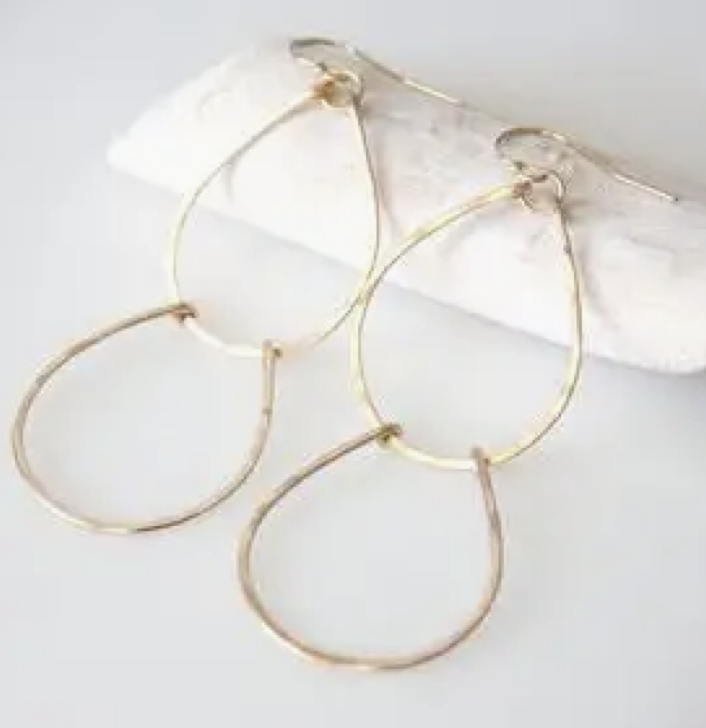 Ada Waterfall Earrings, 14k Gold Fill