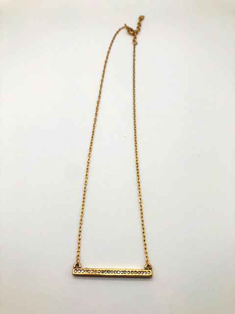 Image 1 for Axis Necklace in Gold, Champagne Axis Necklace in Gold, Champagne