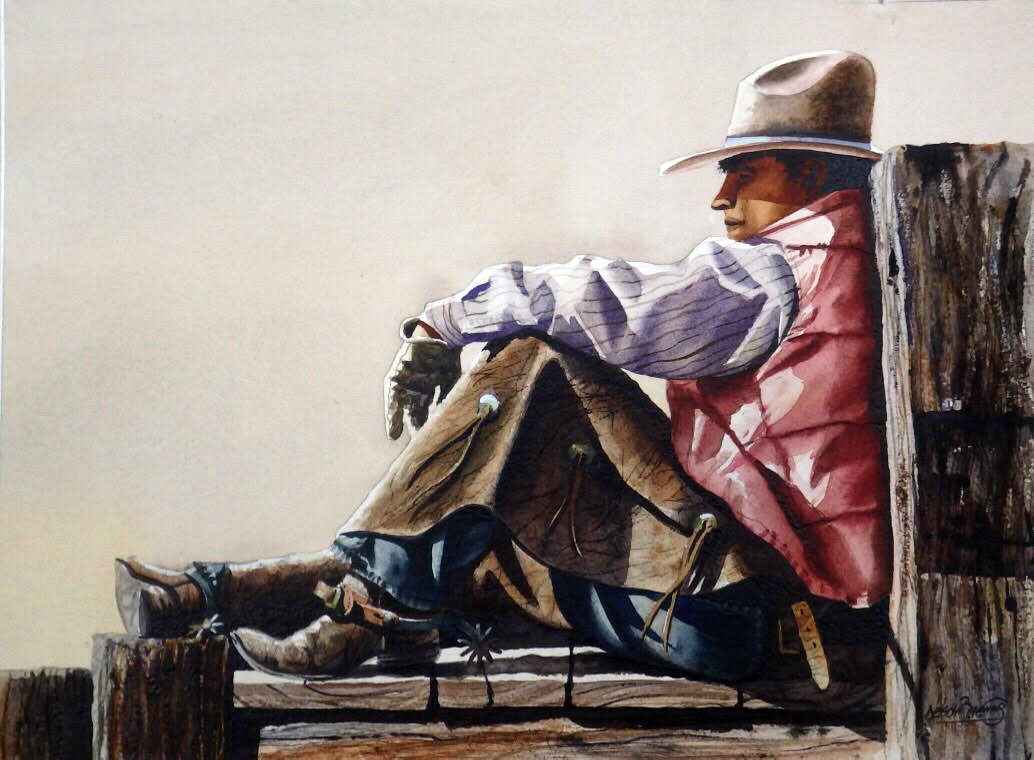 Cowboy Lawn Chair by  Nelson Boren - Masterpiece Online