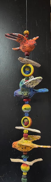 Image of 3 Bird Hanging Totem by  