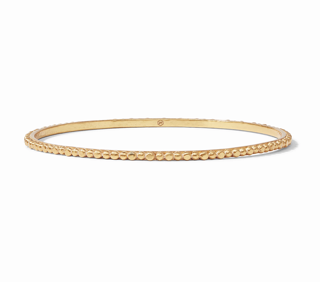 Image of Colette Bead Bangle Gold - Large by Julie Vos