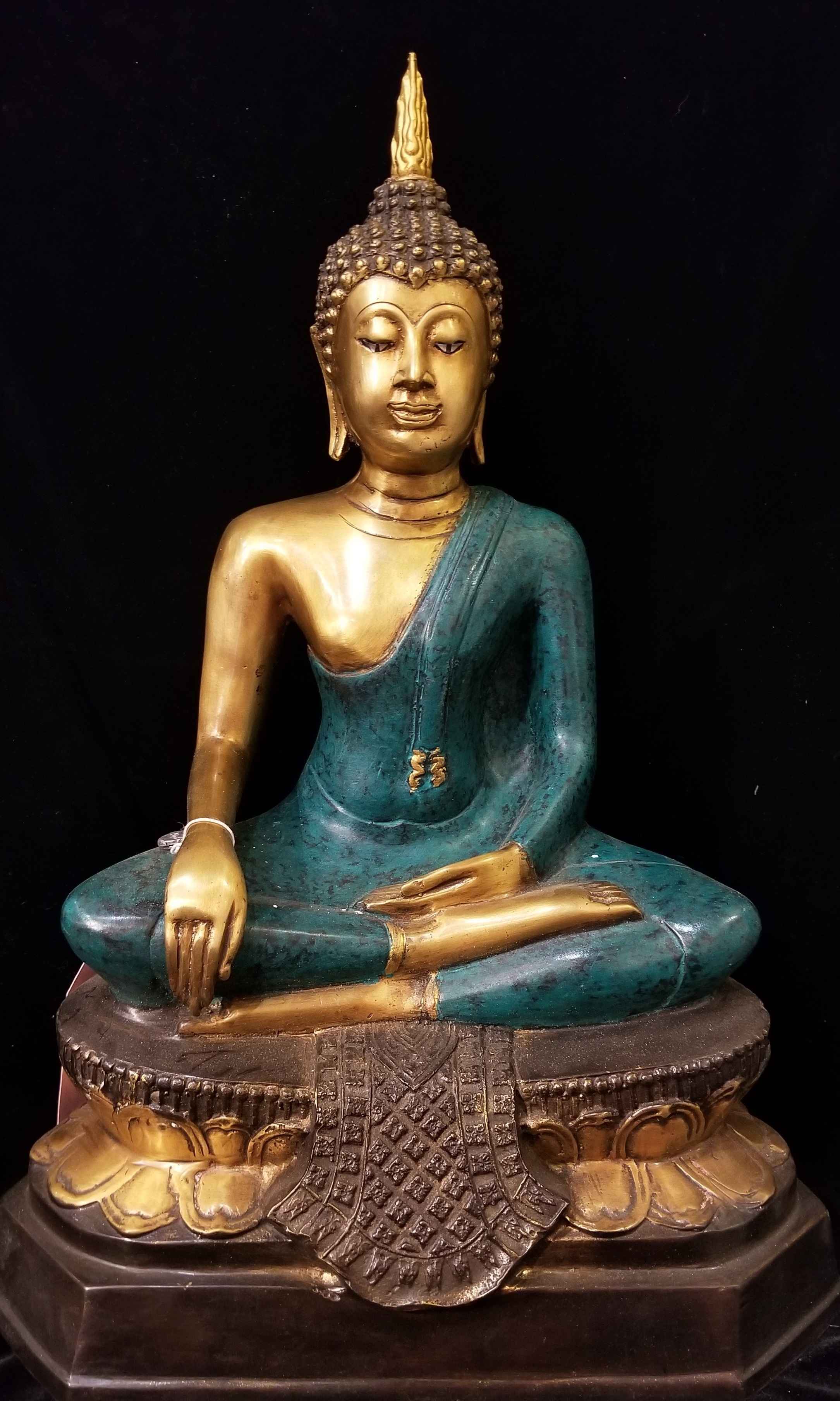 Thai Buddha - Green by  Gallery Pieces - Masterpiece Online