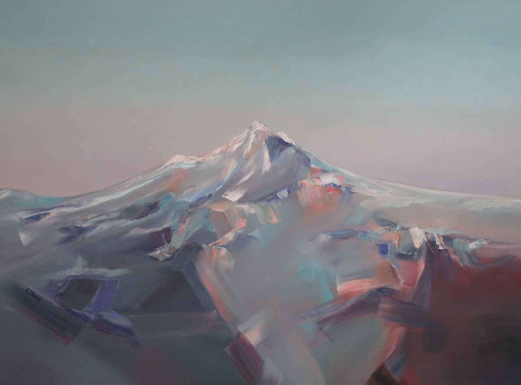 Mt Hood by  Carolyn Dewey - Masterpiece Online