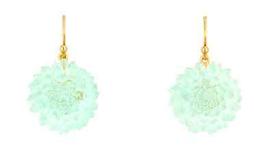 Image 1 for Large Succulent Wire Earrings 1 1/8 Large Succulent Wire Earrings 1 1/8