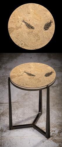 Round Fossil Table 04... by   Fossils - Masterpiece Online