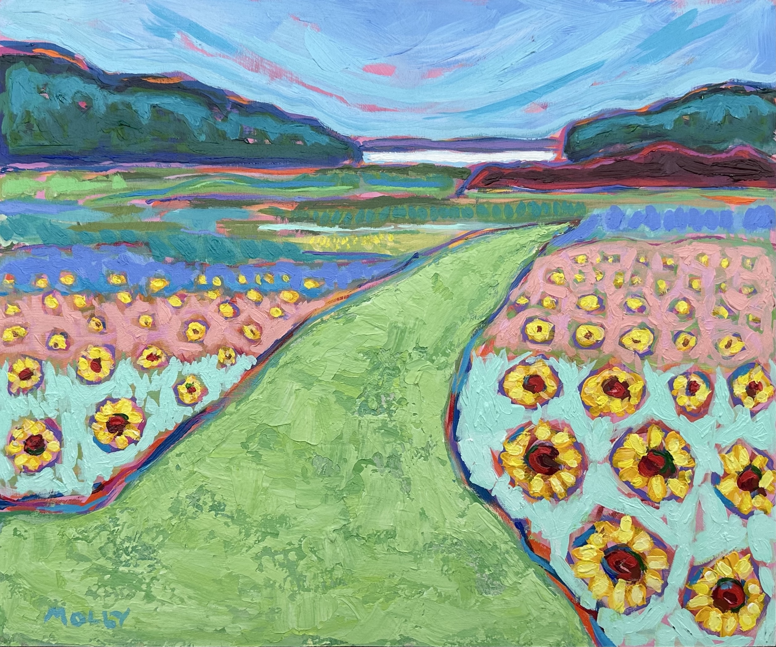 Image of Sunflower Field by Molly Krolczyk