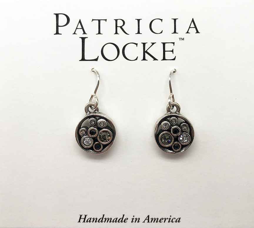 Image 1 for Bubble Tea Earrings in Silver, Black & White Bubble Tea Earrings in Silver, Black & White