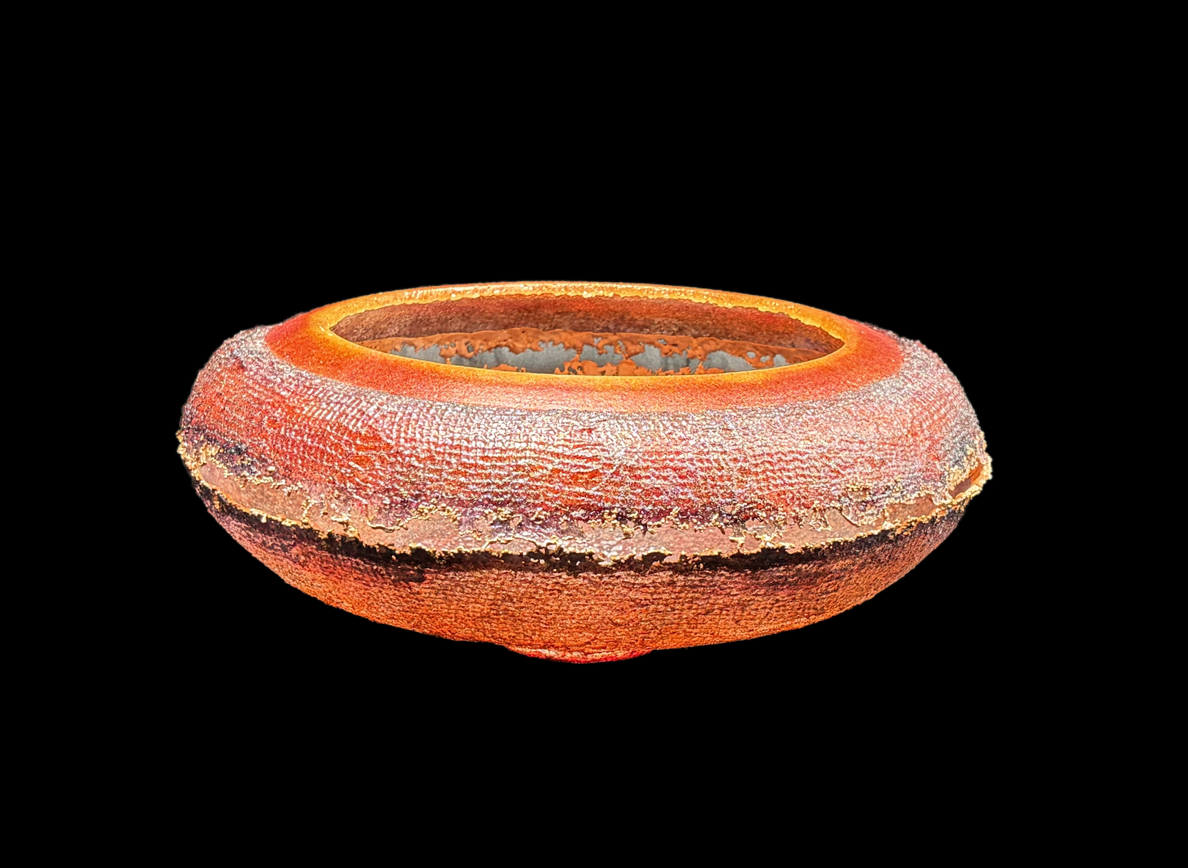 Image of Royal Orange Vessel by Deanna Clayton