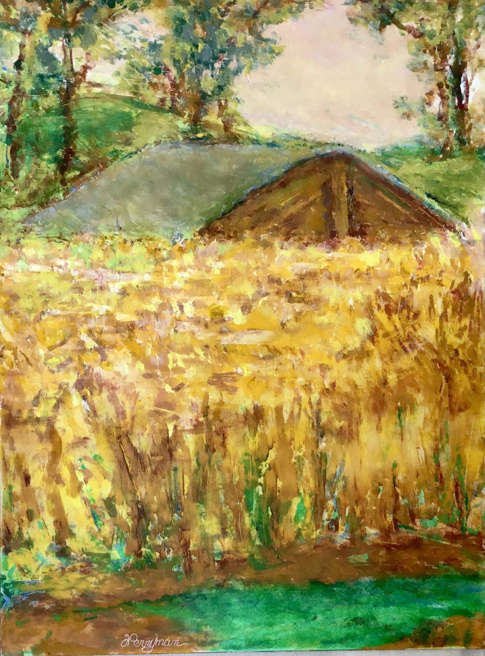 Image of Rooftop At Harvest by Fred Perryman