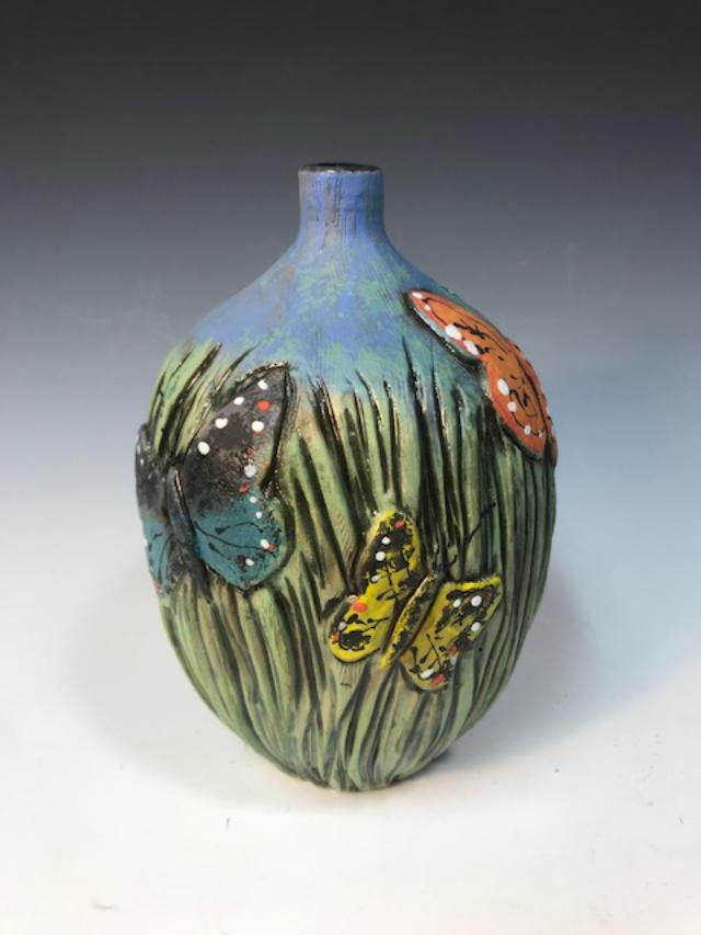 Image of Butterfly Prairie Bottle by Nancy Briggs