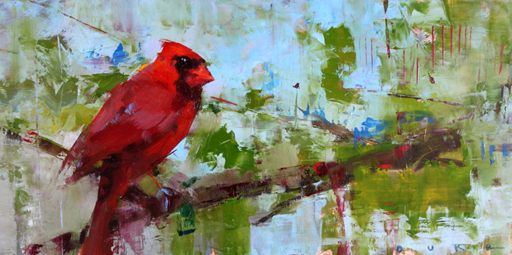Red Cardinal by  Leslie Duke - Masterpiece Online